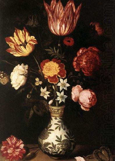 Ambrosius Bosschaert Still Life with Flowers in a Wan-Li vase. china oil painting image
